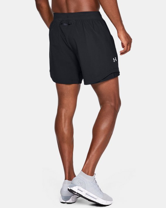 Men's UA Speedpocket Linerless 6" Shorts in Black image number 1